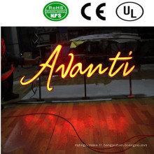 Les lettres de canal illuminées par acrylique de haute qualité de LED signent-Factoray